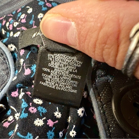 Vintage Marc Jacobs Military Button Gray Pinstripe Blazer Jacket - Picture 5 of 8